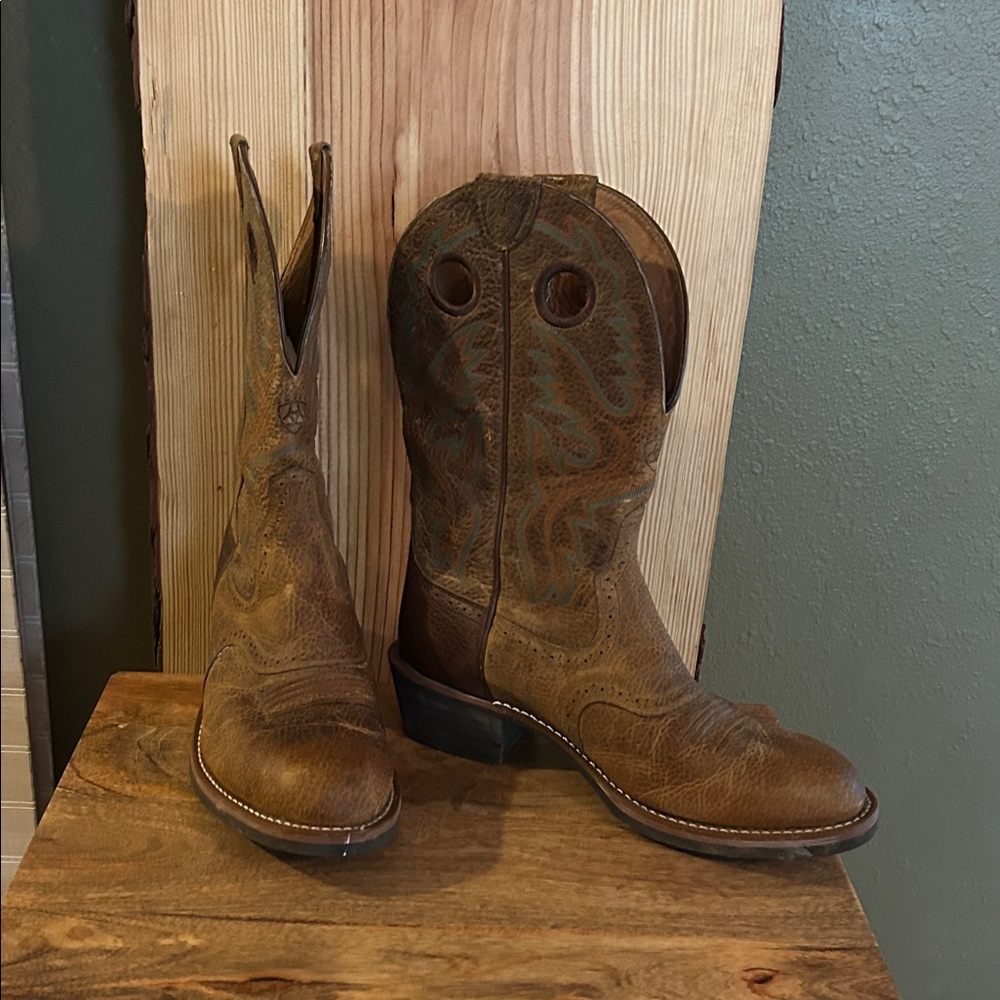 Ariat Brown Western Cowboy Boots